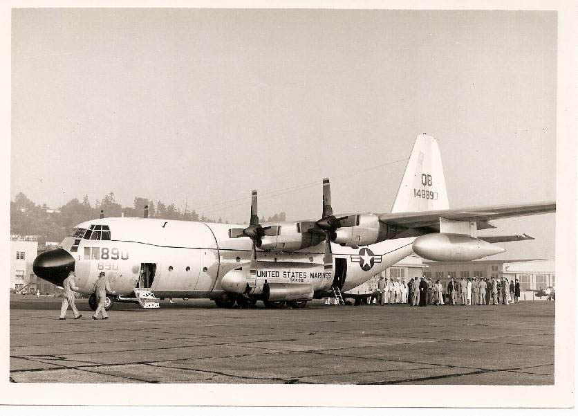 NAS Seattle (Sandpoint) Aug 1965 Boarding C130